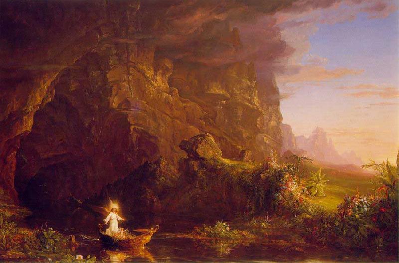 Thomas Cole The Voyage of Life: Childhood France oil painting art